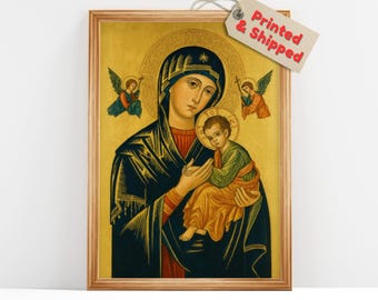 Our Lady of Perpetual Help Art Print: Catholic Home Decor (8x10) - Etsy