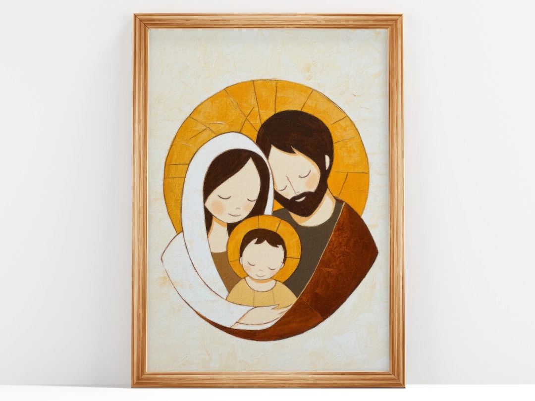 Holy Family | Image of the Holy Family | Oil Painting, Catholic ...