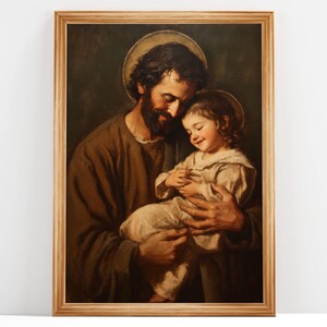 thumbnail image 2 of Religious St. Joseph Feast Catholic Prayer Card 2 of 9