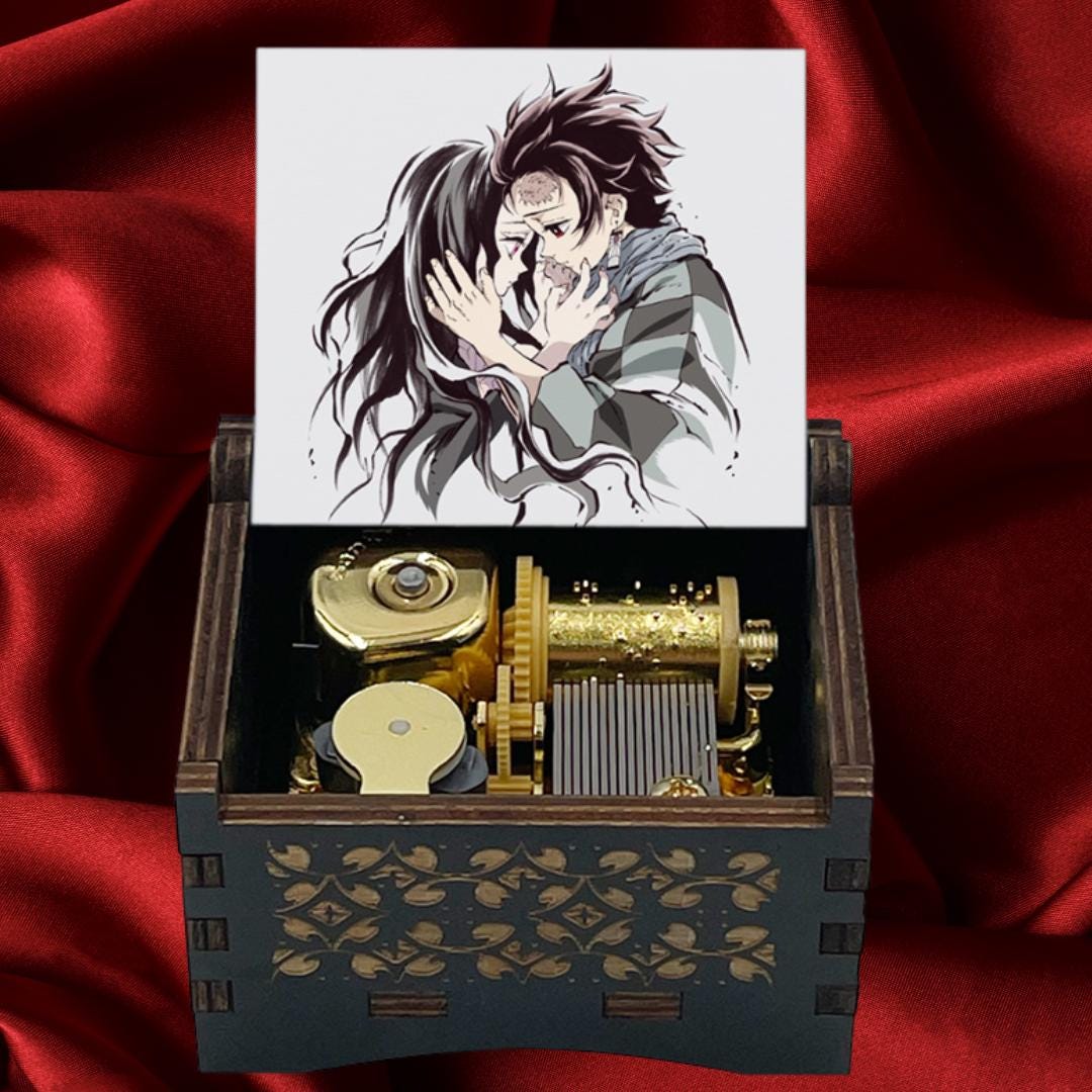 Nice Gift Ideas Anime Music Box- Demon Slayer Kamado Tanjiro - Etsy