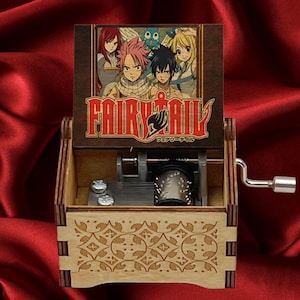 Boîte à musique Fairy Tail - Belles idées cadeaux personnalisées