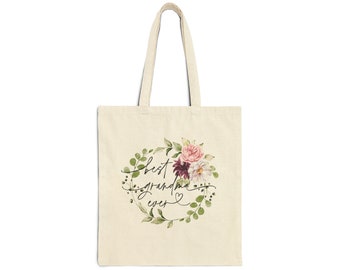 Floral Grandma Tote Bag