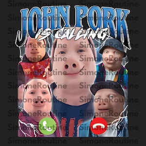 John Pork is Calling Png, Meme John Pork Png, Meme Png, Brainrot, Pay, Hilarious Png, Humor Png