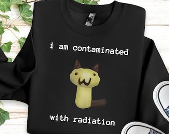 Camiseta "Estoy contaminado con radiación", camiseta sobre radiación, camiseta radiactiva, camiseta divertida, regalo divertido, camiseta para un amigo, regalo de broma divertido