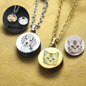 Custom Pet Dog Fur Necklace,Cremation Necklace,Cremation Jewelry,Pet Memorial Jewellery,Pet Memorial Gift, Pet Lover Gift,Dog Ashes Necklace