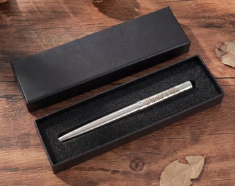 Custom Engraved Stainless Steel Ink Pen, Teacher Gift, Graduation Gift For Him