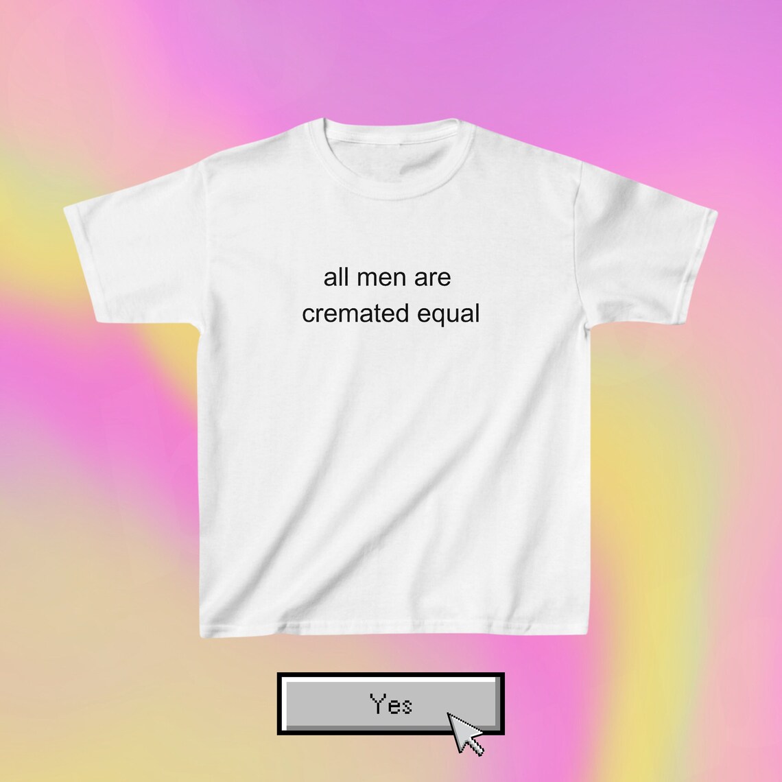 Feminist Anstecknadel 'All Men Are Cremated Equal' - Ca. 25 Mm, Metall Mit Emaille
