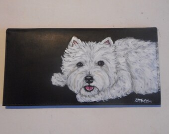Westie Checkbook Cover Etsy