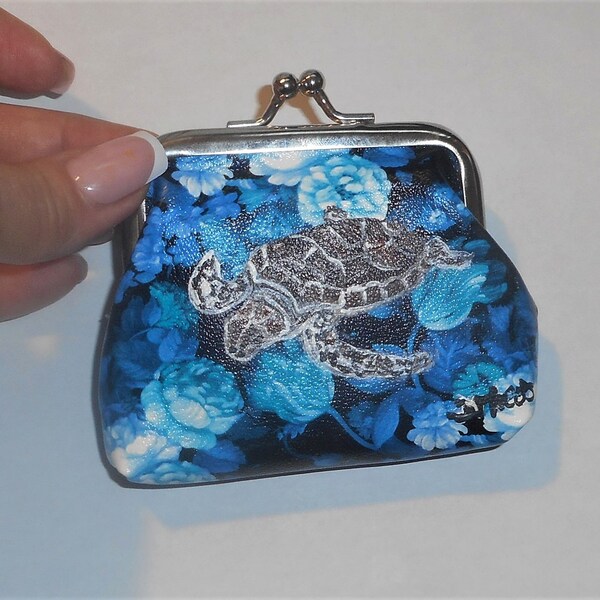 Sea Turtle Coin Purse Etsy