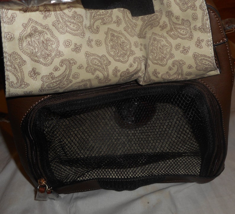 Pet Carrier Small Animal Tote Designer Hand Painted Tabby Cat Etsy