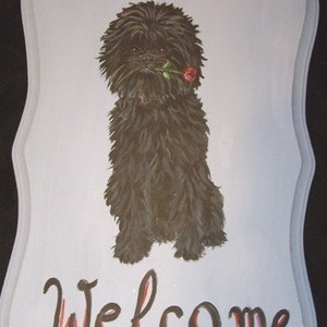 West Highland White Terrier, Westie Dog Painting, Welcome Sign Plaque, Wall Decor Art image 6