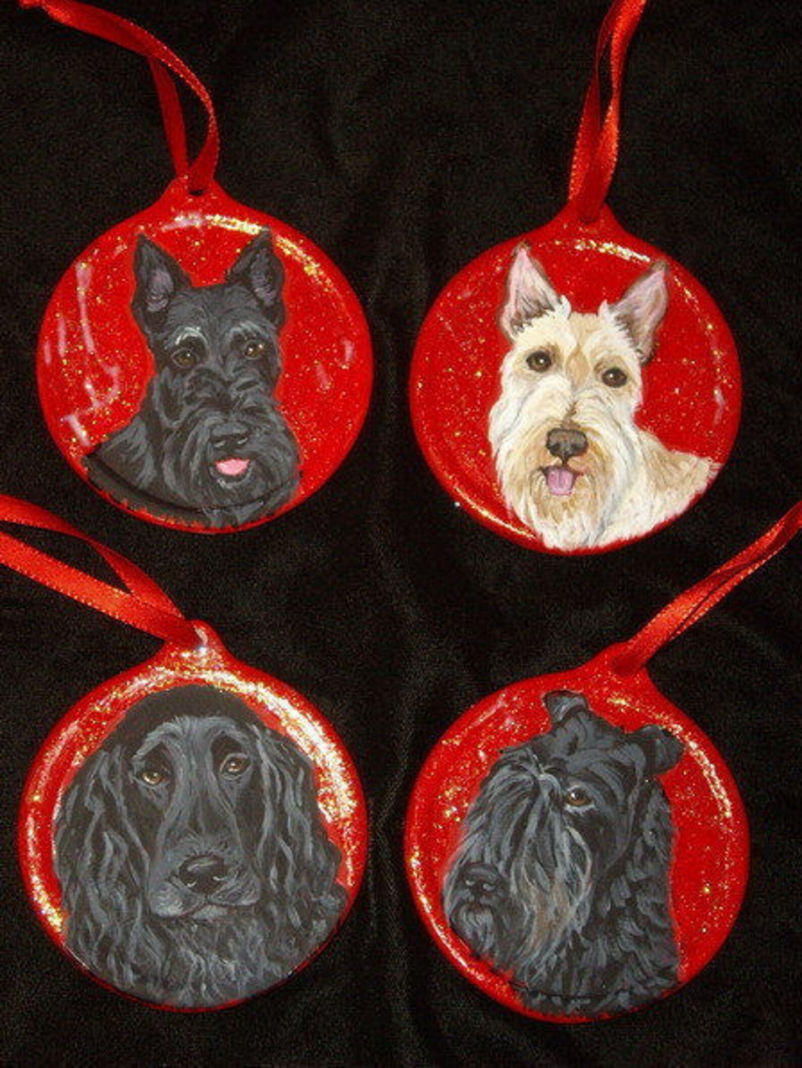 Brittany Spaniel Dog Hand Knit Christmas Ornament Arcadia Home main image 1
