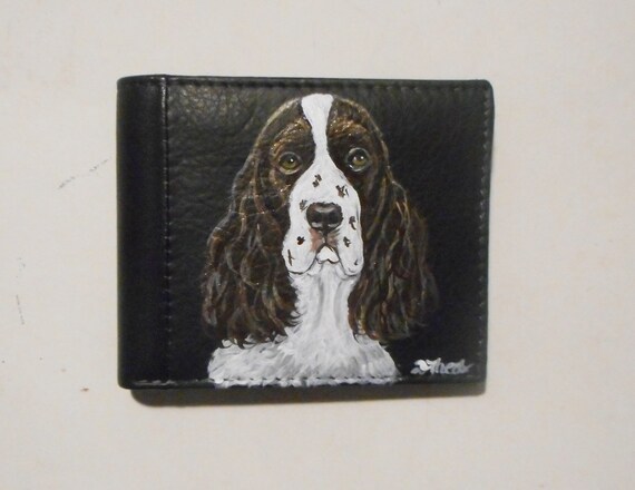 Springer Spaniel Phone Case Wallet - Black & White Springer Spaniel Phone Case Wallet - Black & White