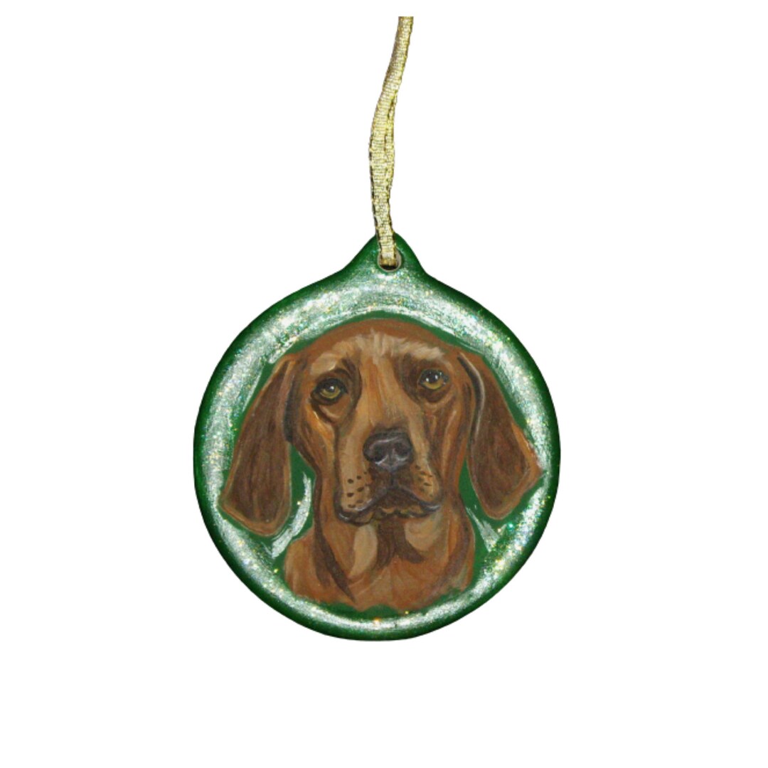 Coonhound Dog Christmas Ornament Decoration Custom Hand - Etsy