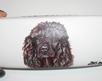 Irish Water Spaniel Dog Eyeglass Case, Glasses Case, Dog Person Gift
