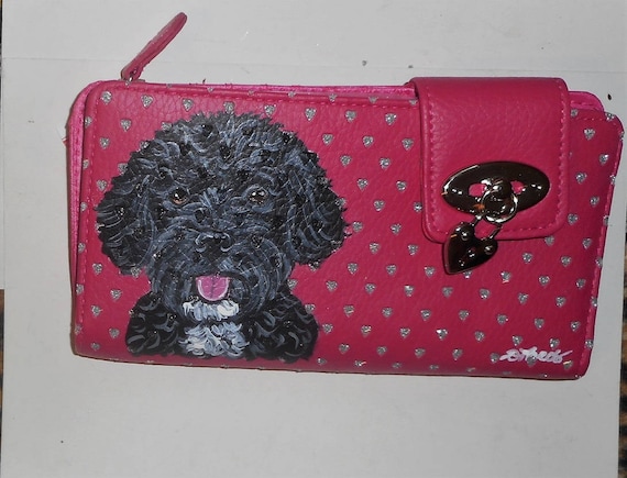 Cartera portuguesa de perro para mujeres pintada - Etsy España