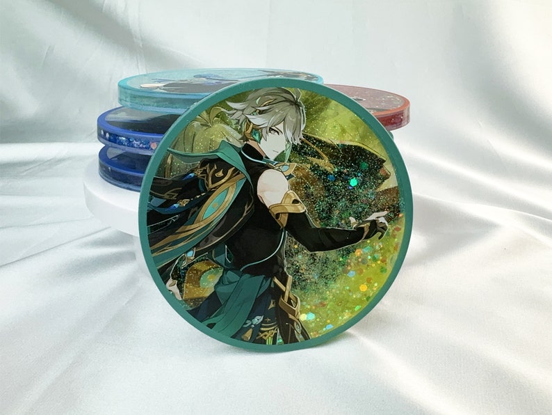 Genshin Coasters Gife Genshin Impact Coaster Gifts for Genshin Players