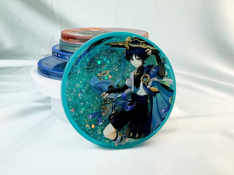Genshin Coasters Gife Genshin Impact Coaster Gifts for Genshin Players