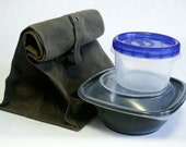 Waxed Canvas Reusable Lunchbag: Large Appetite