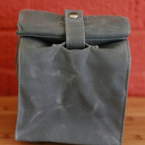 Gewachstem Canvas wiederverwendbare Lunchbag