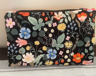 Cosmetic Case Small Bag Rifle Paper Company Fabric Zippered Pouch