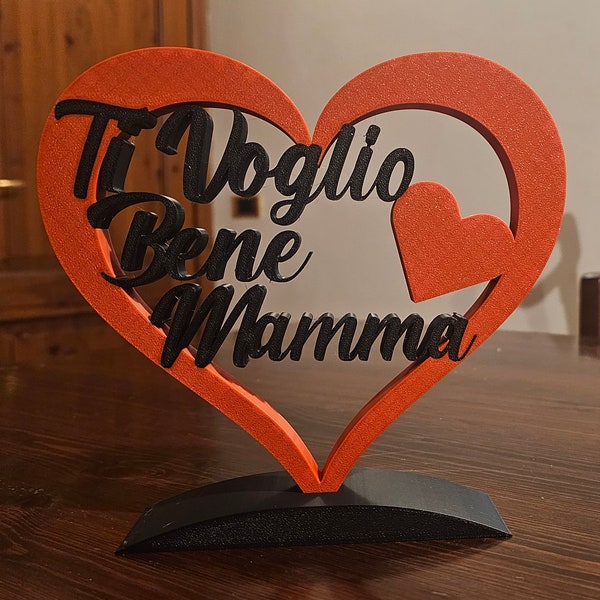 Scritta personalizzabile Regalo Festa della Mamma Dedica