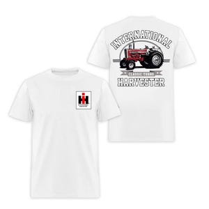 Harvester Classic Turbo Graphic 2 side T-shirt, Family Farming Hoodie, Sweatshirt Perfect Gift for Tractor and Farming Enthusiasts