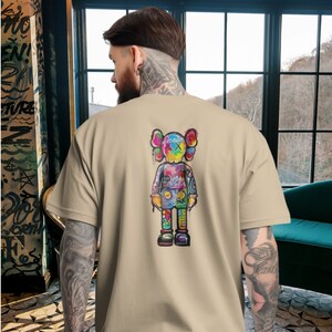 Standing bear, Oversized t-shirt LONEYTEEK Personalizable zdjęcie 3