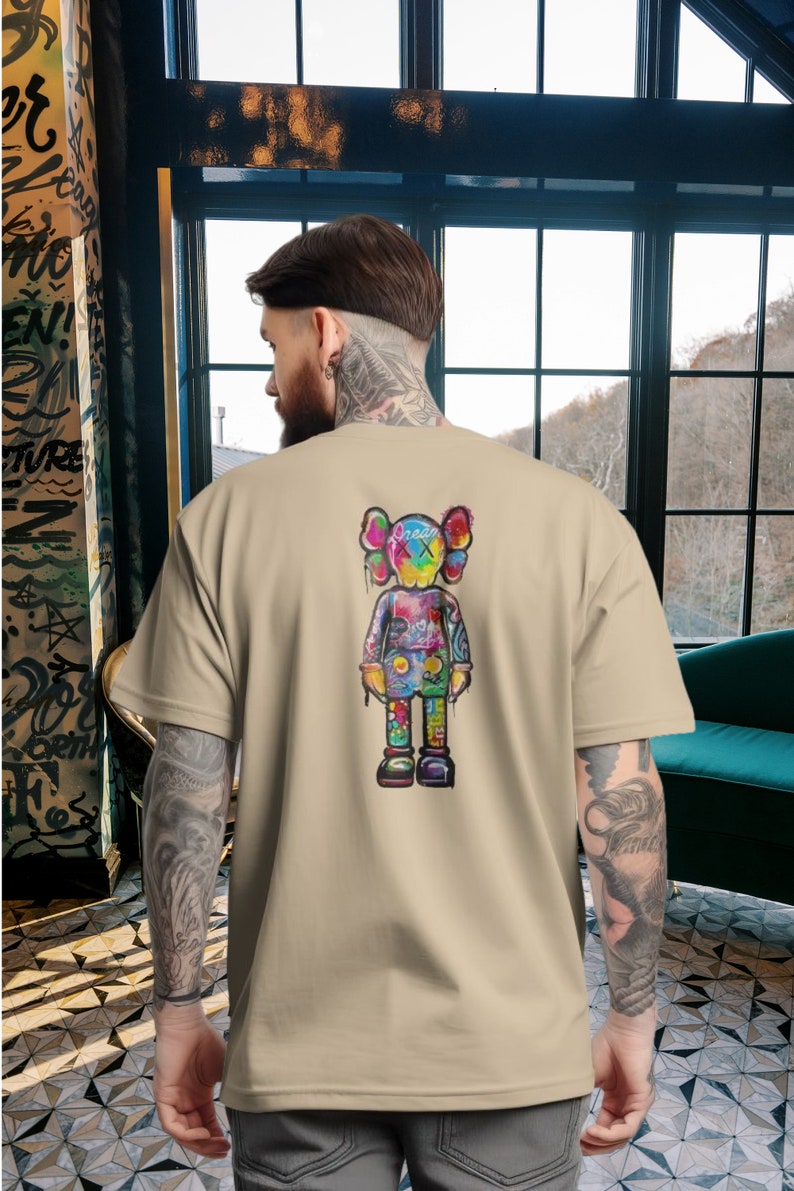 Standing bear, Oversized t-shirt LONEYTEEK Personalizable zdjęcie 3