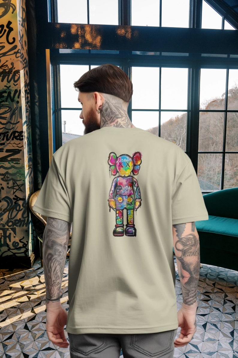 Standing bear, Oversized t-shirt LONEYTEEK Personalizable zdjęcie 5