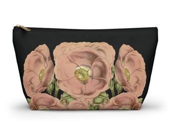 Black & Pink Vanity Bag with T-bottom