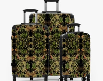 Hardcase Floral Suitcase