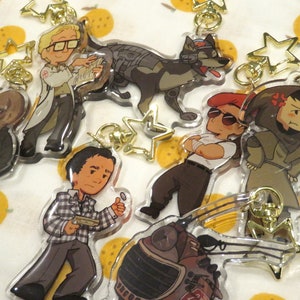 Fallout: New Vegas Companions Double-sided Acrylic Keychain
