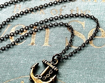 Tiny Anchor Necklace