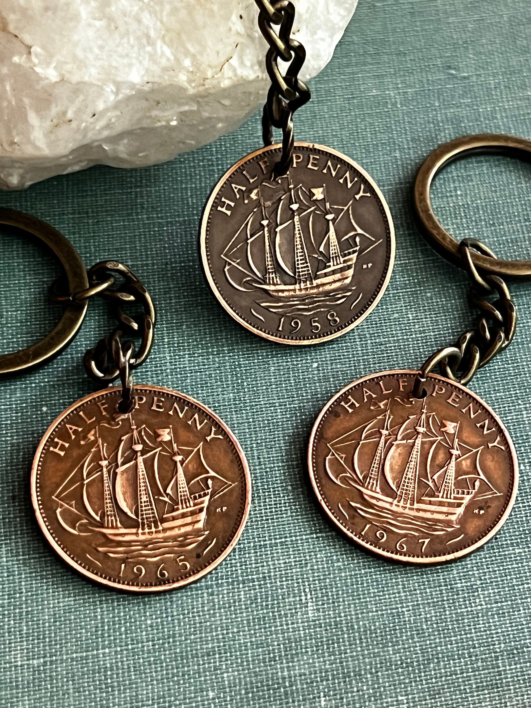 1967 half penny - Etsy 日本