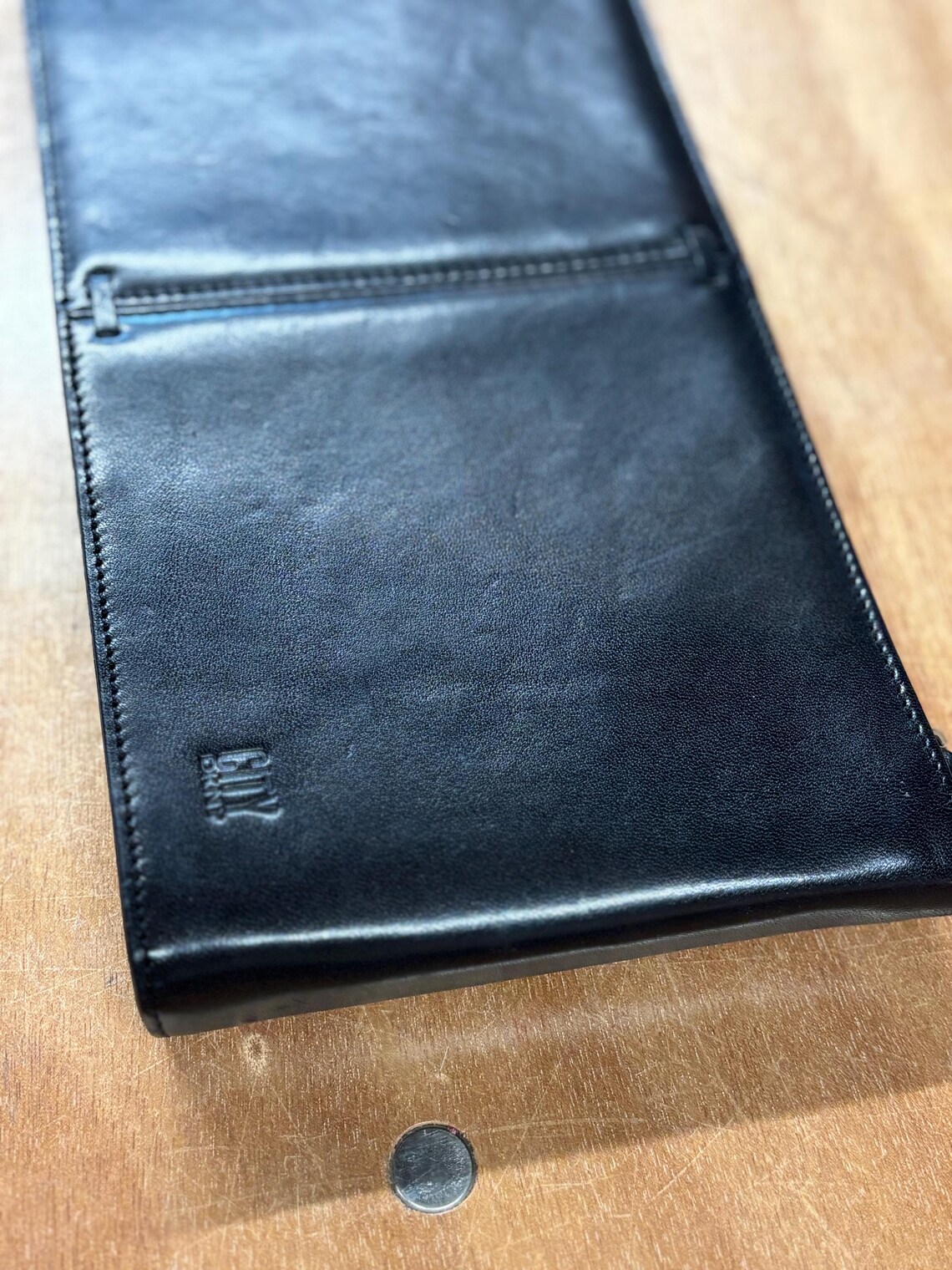 Vintage City DKNY Black Leather Shoulder Bag, foto 4 di 5