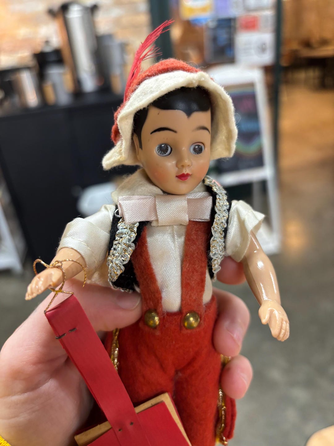 Vintage Alpine Boy Doll – 1950s Felt Costume, Feather Hat - Etsy