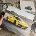 8x10 Hand Painted Ferrari on Canvas Panel. Yellow Ferrari Acrylic ...