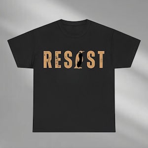 Penguins Resist Shirt, Penguins Against Tariffs Shirt, Funny Anti Trump Shirt, Penguins Flippers Up Tee, Heard Island Shirt, Fdt Shirt