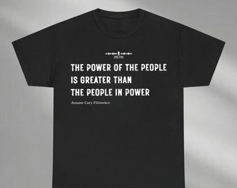Cory Booker Quote Power Of The People Shirt, Senator Cory Booker Sweatshirt, Democrat Hoodie, Protest Tee, Anti Trump Shirt, Anti Maga Shirt