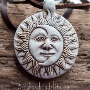 Solar Eclipse Necklace | Eclipse 2017 | Sun and Moon Necklace | Eclipse Jewelry | Earthy and Organic Necklace | Celestial Necklace Under 20