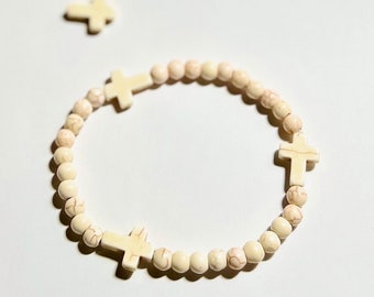 Cross Bracelet | Cross Jewelry Men Christian Bracelet Religious Jewelry Women Faith Catholic Confirmation Gift First Communion Gift Pastor
