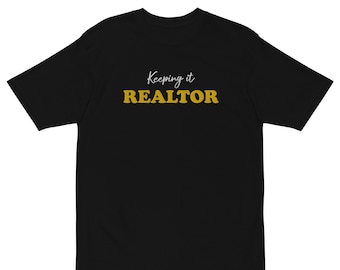 Embroidered Realtor T-Shirt: Funny Real Estate Agent Gift