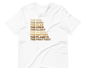 90年代ラップレジェンドへのトリビュートTシャツ：ヒップホップ音楽愛好家へのギフト