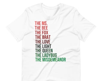 Rhyme Queens T-Shirt: 90s Hip Hop Female Rappers Tee