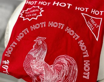 Hot Sauce Shirt | Unisex TShirt & Trucker Hat Funny Halloween Costume Hot Sauce Lover Gift Sriracha T Shirt Sriracha Hot Sauce Costume