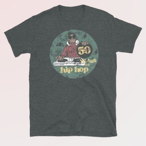50 Years of Hip Hop Shirt | Vintage Urban Streetwear TShirt 90s Old School Rap Tshirt Hip Hop 50th Anniversary Shirt DJ Gift Hip Hop Fashion