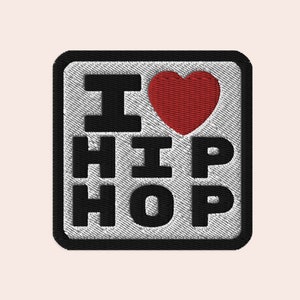 Hip Hop Hat Patch Afrocentric Patch Iron On Patch Rap Hip Hop Accessories Hip Hop Memorabilia DJ Gift Hip Hop Fashion crystal j. STUDIO image 2