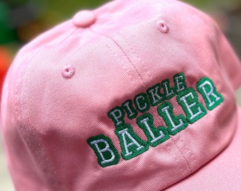 Pickleball Dad Hat | Pickleball Hat Pickleball Lover Gift Pickleball Cap Pickleballer Embroidered Unisex Hat