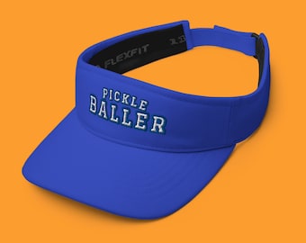 Pickleball Visor | Pickleball Gear Embroidered Visor Pickleball Team Accessories Pickleball Gift Pickle Baller Tennis Visor with Embroidery
